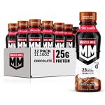 Muscle Milk Genuine Protein Shake, Chocolate, 25g Protein, 11.16 Fl Oz (Pack of 12), Packaging May Vary