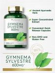 Carlyle Gymnema Sylvestre Capsules | 600mg | 200 Count | Non-GMO and Gluten Free Supplement