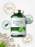 Carlyle Gymnema Sylvestre Capsules | 600mg | 200 Count | Non-GMO and Gluten Free Supplement