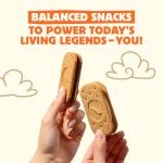 Olyra Organic Sandwich Breakfast Biscuits - Best Sellers Variety - Snacks for Adults and Kids - Office Snack - Low Sugar - Vegan Cookies (Pack of 24, Vanilla - Dark Chocolate)