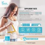 GLP-1 Probiotic Support Appetite Suppressant – Akkermansia muciniphila & Bifidobacterium infantis – Inulin Prebiotic Fiber – Gut Cleanse, Craving & Weight-Loss Support – 30 Caps