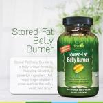 Irwin Naturals Stored-Fat Belly Burner - with Sinetrol, Grapefruit, Sweet Orange & Blood Orange - 60 Liquid Soft-Gels