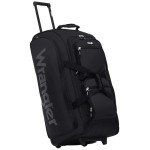 Wrangler Wesley 30-Inch Black Rolling Duffel Bag