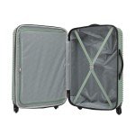 kensie Women's Hillsboro Luggage & Travel Bags, Green Granite, 4 Piece Set