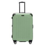 Kenneth Cole REACTION Renegade Luggage Expandable 8-Wheel Spinner Lightweight Hardside Suitcase, Seafoam, 28-Inch Checked
