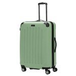 Kenneth Cole REACTION Renegade Luggage Expandable 8-Wheel Spinner Lightweight Hardside Suitcase, Seafoam, 28-Inch Checked