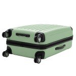 Kenneth Cole REACTION Renegade Luggage Expandable 8-Wheel Spinner Lightweight Hardside Suitcase, Seafoam, 28-Inch Checked