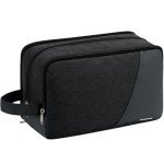 Vorspack Large Travel Toiletry Bag - Water Resistant Toiletry Bag for Men Dopp Kit for Bathroom Toiletries Accessories Gifts - Black