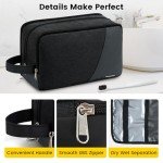 Vorspack Large Travel Toiletry Bag - Water Resistant Toiletry Bag for Men Dopp Kit for Bathroom Toiletries Accessories Gifts - Black