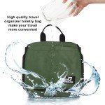 Goloni 10-Compartment Hanging Travel Toiletry Bag for Men & Women - Large Makeup & Toiletries Organizer with Smooth Zippers,XXL Swivel Metal Hook - Perfect for Travel, Camping, and Daily Use