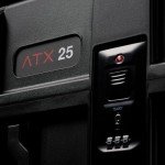 Pelican ATX Luggage Hard Case Luggage with Wheels - Waterproof Hardshell - Medium Size (25 Inch) Check-In Suitcase (Black)