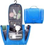 bago Travel Toiletry Bag for Women and Men - Large Waterproof Hanging Large Toiletry Bag for Bathroom and Travel Bag for Toiletries Organizer -Makeup Bag (Blue)