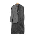 Lewis N. Clark Travel Garment Bag Cover for Airplane, Car, Everyday Use-Heavy-Duty, Lightweight, Water-Resistant, Perfect for Suits, Dresses, or Uniforms, 47” Length, Black, One Size