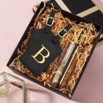 Luggage Tag PU Leather for Suitcase Baggage Handbag Travel Bag Label Suitcase Tag Label Tag w. Name Card & Privacy Cover (B)