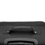 U.S. Traveler Aviron Bay Expandable Softside Luggage with Spinner Wheels, Black, Carry-on 23-Inch