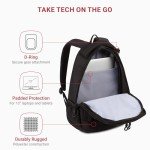 SwissGear 1186 Bungee Backpack, Black, 17-Inch