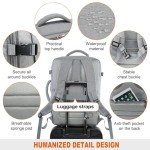 LOVEVOOK Carry on Backpack, 45L Extra Large Travel Backpack for Men & Women Airline Approved, Expandable Large Suitcase Backpacks With 4 Packing Cubes, Aer Travel Pack 3, Water Resistant Weekender Bag