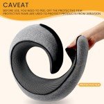 Neck Pillow, Travel Pillow uses Memory Foam to Support Neck Comfort, Ideal Companion for Airplane and car Travel, Compact, Convenient, and Versatile Airplane Sleep Pillow(Gray)
