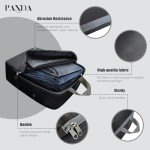 PANDA JOYS 4 Set Compression Packing Cubes Travel - Travel Accessories Expandable Packing Organizers for Carry On - Essentials Luggage Bags - Black