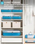 Gonex Compression Packing Cubes Mesh Organizers L+M+S+XS+Slim+Laundry Bag Blue