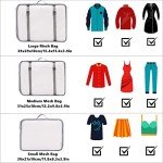 GUIFIER 7 Set Packing Cubes Laundry Pouch, Travel Storage Bag Organizers, Luggage Packing Organizer Pouch, Cubes Organizer Bags Compression for Carry On Suitcase Clothes (Grey)