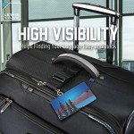 Lewis N. Clark Travel Green Luggage Tag and Suitcase Identifiers for Women and Men, Carry on, Backpack and More, Blue Trees, 1-Pack