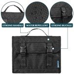 PAVILIA Travel Hanging Toiletry Bag for Women Men, Large Capacity Makeup Bag Kit, Waterproof Cosmetic Storage Organizer Case for Bathroom Shower, Black