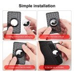 [Ultra Thin] for Airtag Wallet Holder 2 Pack, Airtag Holder, 0.1 inch Thickness, Airtag Wallet Case Slim Thin Card Case for Purse, Handbag, Backpack Wallet, Clutch (Black)