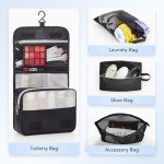 10 Set Compression Packing Cubes for Travel Essentials,Compressible Expandable Packing Cubes for Suitcase,OlarHike Luggage Organizer Bags for Travel,Handy Helper for Organizing Clothes(Black)