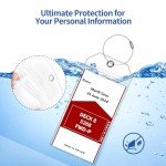 6 Pack Luggage Tags for Cruise Ship Essentials for NCL, Princess, Carnival, Royal Caribbean and Celebrity Cruise Necessities by SEAVILIA