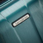Samsonite Centric 2 Hardside Expandable Luggage with Spinner Wheels, Emerald Green, Checked-Medium 24-Inch