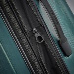Samsonite Centric 2 Hardside Expandable Luggage with Spinner Wheels, Emerald Green, Checked-Medium 24-Inch