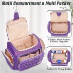 Large Toiletry Bag for Women Men,Bathroom Bag,Water Resistant Makeup Bag,Portable Shower Caddy for College Dorm,Hanging Toiletry Bags for Traveling,Shower Bag with Transparent Waterproof Phone Pocket