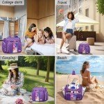 Large Toiletry Bag for Women Men,Bathroom Bag,Water Resistant Makeup Bag,Portable Shower Caddy for College Dorm,Hanging Toiletry Bags for Traveling,Shower Bag with Transparent Waterproof Phone Pocket