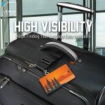 Lewis N. Clark Travel Green Luggage Tag and Suitcase Identifiers for Women and Men, Carry on, Backpack and More, Orange Trees, 1-Pack