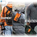 Lewis N. Clark Travel Green Luggage Tag and Suitcase Identifiers for Women and Men, Carry on, Backpack and More, Orange Trees, 1-Pack