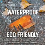 Lewis N. Clark Travel Green Luggage Tag and Suitcase Identifiers for Women and Men, Carry on, Backpack and More, Orange Trees, 1-Pack