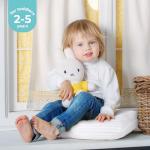 Utopia Bedding Toddler Pillow (White, 2 Pack), 14x19 Small Pillow for Kids, Soft and Breathable Cotton Blend Shell, Polyester Filling, Perfect for Toddler Bed and Travel (Intended for Age 2 and up)