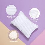 Utopia Bedding Toddler Pillow (White, 2 Pack), 14x19 Small Pillow for Kids, Soft and Breathable Cotton Blend Shell, Polyester Filling, Perfect for Toddler Bed and Travel (Intended for Age 2 and up)