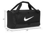 Nike Brasilia 9.5, Black/Black/White, Medium