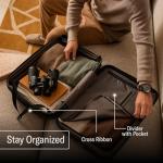 Samsonite Freeform 21-Inch Hardside Carry-On Luggage - Hardshell Carry-On Suitcase - TSA, Airline-Approved - Expandable Hard Shell, Smooth Rolling Spinner Wheels for Lightweight Travel - Navy