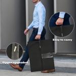 LXLOVESM Garment Bags for Hanging Clothes, 45'' Suit Bag Cover for Storage and Travel, Dress Bags for Gowns Long, 2 Pack (Black)