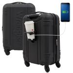 Wrangler 20" Astral Hardside Carry-On Luggage, Black