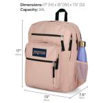 JanSport Laptop Backpack - Computer Bag with 2 Compartments, Ergonomic Shoulder Straps, 15” Laptop Sleeve, Haul Handle - Black