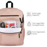 JanSport Laptop Backpack - Computer Bag with 2 Compartments, Ergonomic Shoulder Straps, 15” Laptop Sleeve, Haul Handle - Black