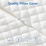 AM AEROMAX Travel Contour Memory Foam Pillow, Cervical Pillow for Neck Pain Relief, Neck Orthopedic Sleeping Pillows for Side, Back and Stomach Sleepers.