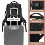 LOVEVOOK Travel Backpack for Women, 40L Carry On Backpack with 3 Packing Cubes,TSA Personal Item Travel Bag Airline Approved, Water Resistant Weekender Overnight Luggage Daypack, Fits 17 Inch Laptop