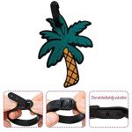 Mziart Cute Luggage Tags for Women Men, Summer Beach Bag Tags Unique Travel Baggage Tags Suitcase Identifier Labels, Set of 5