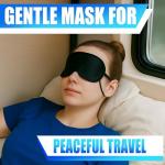 Twist Memory Foam Travel Pillow - Comfortable & Adjustable Neck Pillow for Traveling with Soft Washable Velvet Cover, Eye Mask & Earplugs - Long Flight Essentials | for 360° Neck Support, Chin, Lumbar