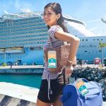 Teskyer Luggage Tags for Cruise Ships, Carnival Cruise Luggage Tag Holder, Cruise Ship Essentials, Clear Luggage Tags for All Cruise Lines, 3 Pack